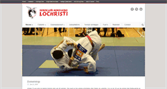 Desktop Screenshot of judo-lochristi.be