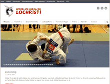 Tablet Screenshot of judo-lochristi.be